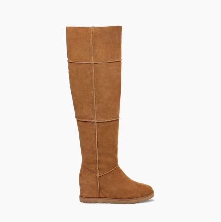 UGG Classic Femme OTK - Boots Dame - Brune (NO-P383)